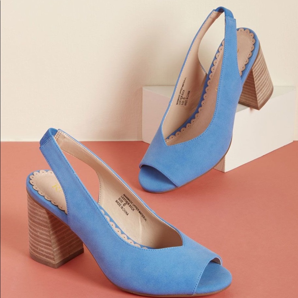 Restricted Columbia block heels